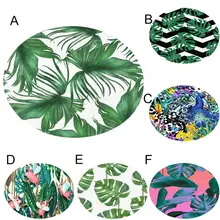 1 шт. Soft 40*40 см утолщенной круговой полипропиленовые волокна поверхности коврики Обеденная Спальня ковровое покрытие ковер 23May 11