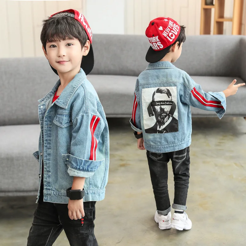 

Children's Garment Autumn Fashion Clothing 2018 New Pattern Children Cowboy Coat