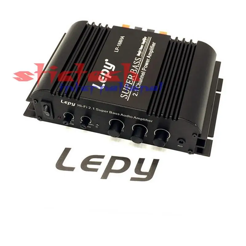 По DHL или FedEx 20 комплектов LEPY LP-168S 2.1CH канал 2x40 Вт+ 68 Вт Sub выход супер бас аудио Hifi усилитель