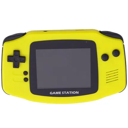 Мини портативная игровая консоль 8 бит 2,6 дюймов цветной экран lcd детский игровой плеер встроенный 400 игр ТВ-выход, пять цветов s - Цвет: Yellow