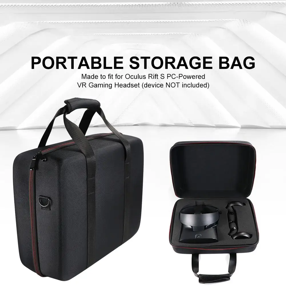 

Portable Hard Carry Case for Oculus Rift S PC-Powered VR Gaming Headset and Controller Accessories Protective Bag