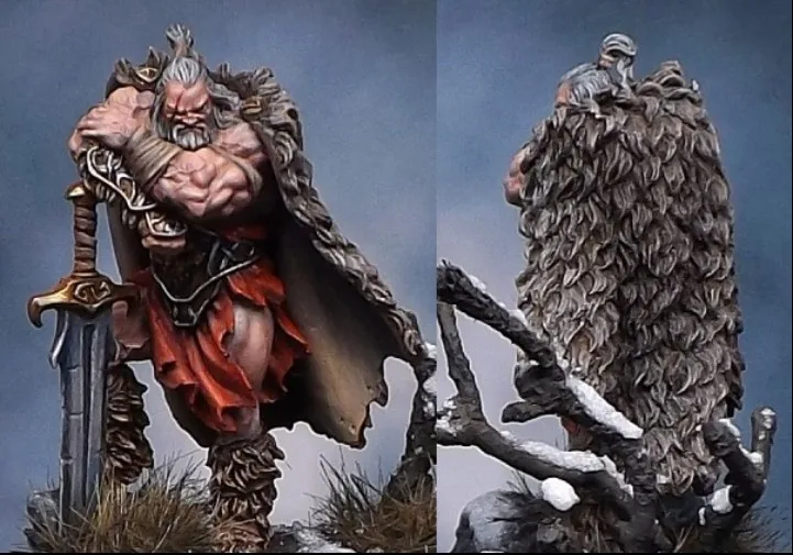 

Scale Models 40mm The Barbarian Dude figure model resin kit Free Shipping