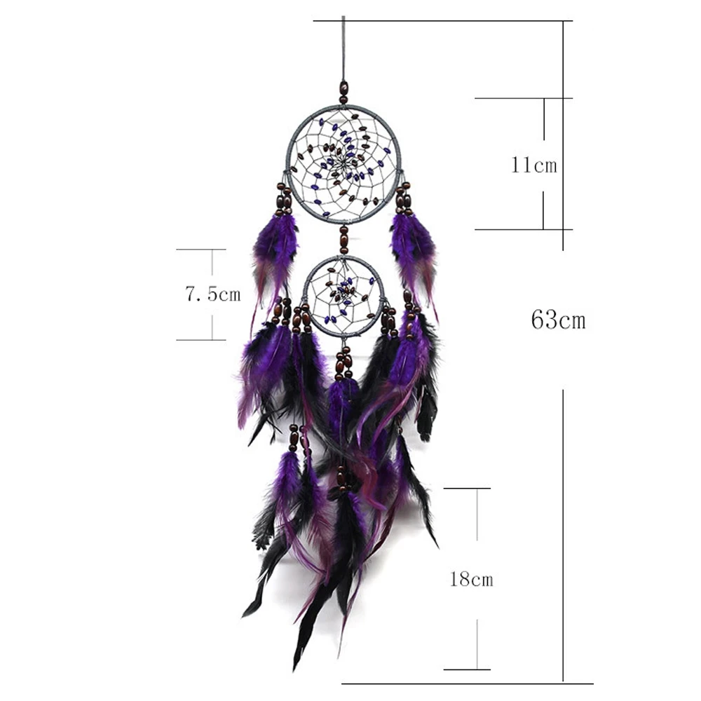 Дома висит Dream Catcher большой кружева Dream Catcher Wind Chime творческие украшения - Цвет: 10