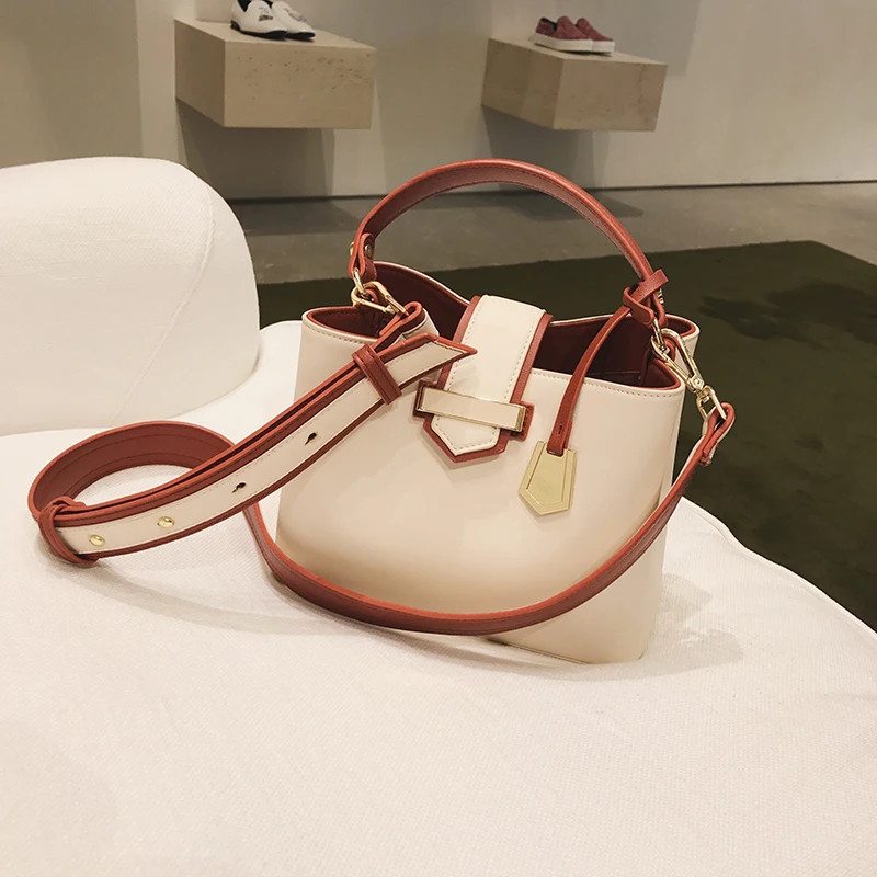

Into style Color block decoration handbag female 2017 summer fashion vintage women's cross-body handbag