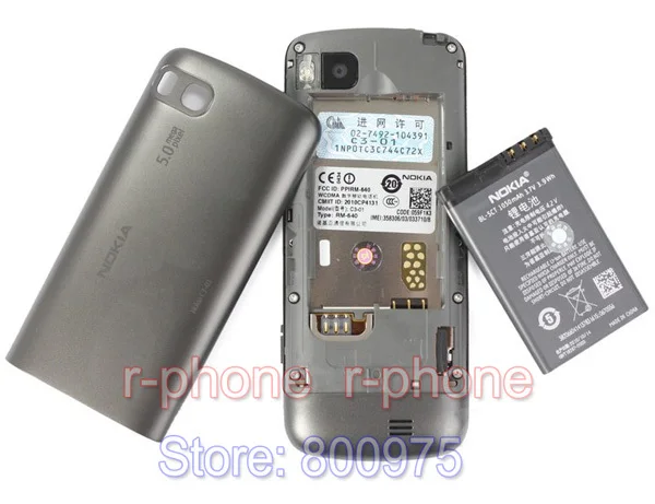 Оригинальный Nokia C3 01 мобильный телефон русская клавиатура разблокирована