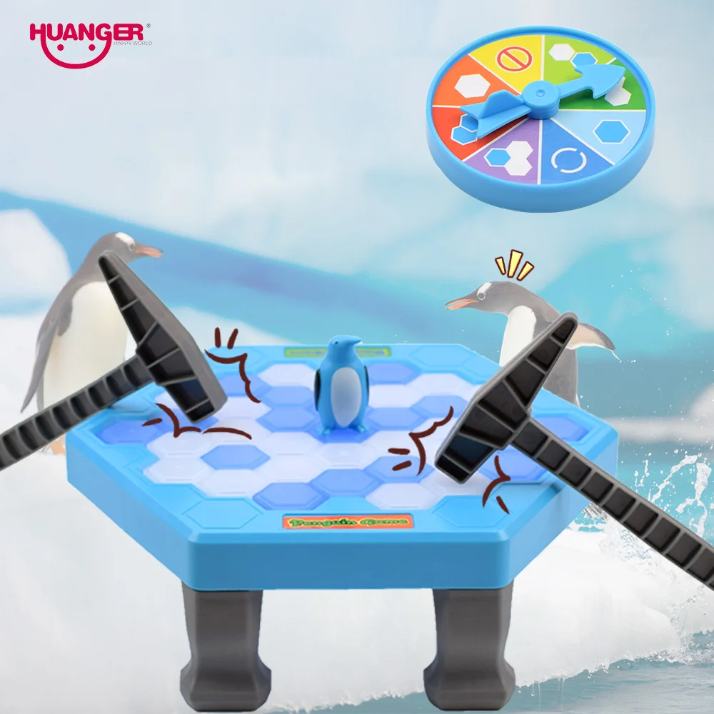 Huanger Ice Breaking забавные игрушки для родителей и детей семья спасать пингвина
