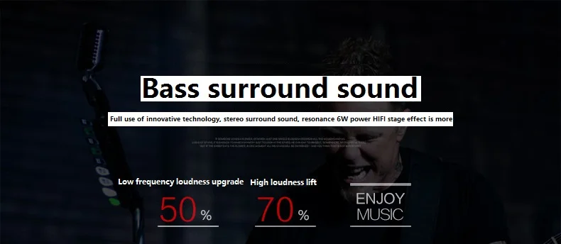 ADIN Hifi Bluetooth Vibration Speaker NFC Aluminum Speaker Call FM TF Speakers Outdoor Sport Subwoofer for Bluetooth Devices (6)