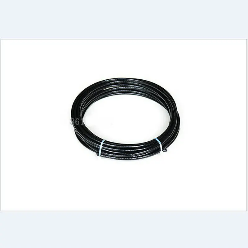

100M/Roll 3.0MM Dia (2.0MM Wire Rope And 0.5MM Thick Coating) Black Color PVC Plastic Coating SS304 7X7 Wire Rope Cable