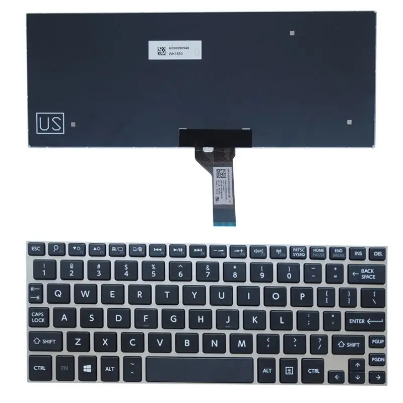 QH новая английская клавиатура для Toshiba Satellite NB15 NB15-A NB15T-A NB15t NB10 NB10-A NB10T-A A986 US с