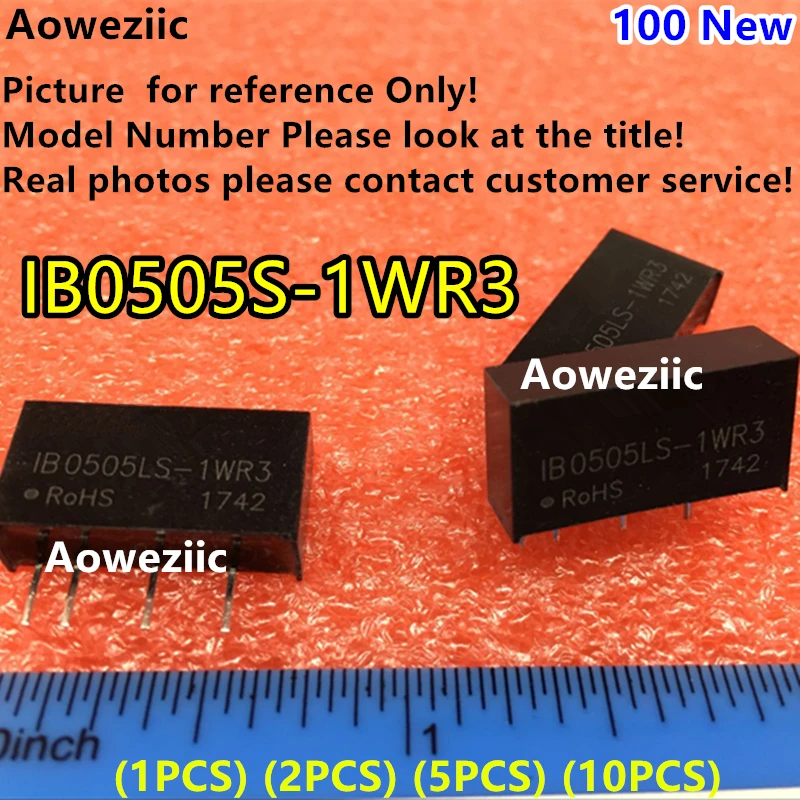 

Aoweziic (1PCS) (2PCS) (5PCS) (10PCS) IB0505S-1WR3 Original SIP4 Input: 5V Regulate Output: 5V 0.2A DC-DC 1.5KV Voltage Isolate