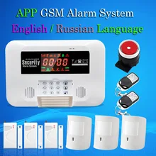 2016 Бесплатная Доставка Беспроводной Домашней Охранной GSM Сигнализации Охранник M3D Поддержка Реле Умный Дом Управление Голосовые Подсказки