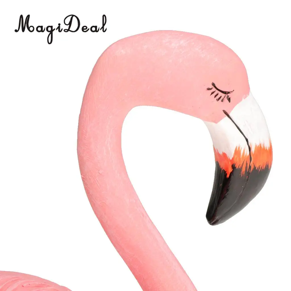 Chic Flamingo Ormament Figurines Sculpture Wedding Decor Home Decoration 8 Styles 8-15cm, Pink