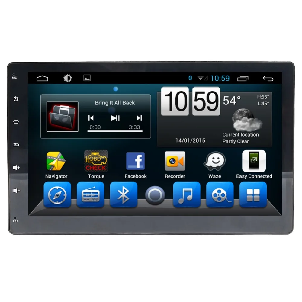Best 10.1" HD 1024*600 Quad Core Android 6.0 2 Two Din Universal Car DVD Radio GPS Stereo Navigation Playe for old Nissan Hyundai Kia 1