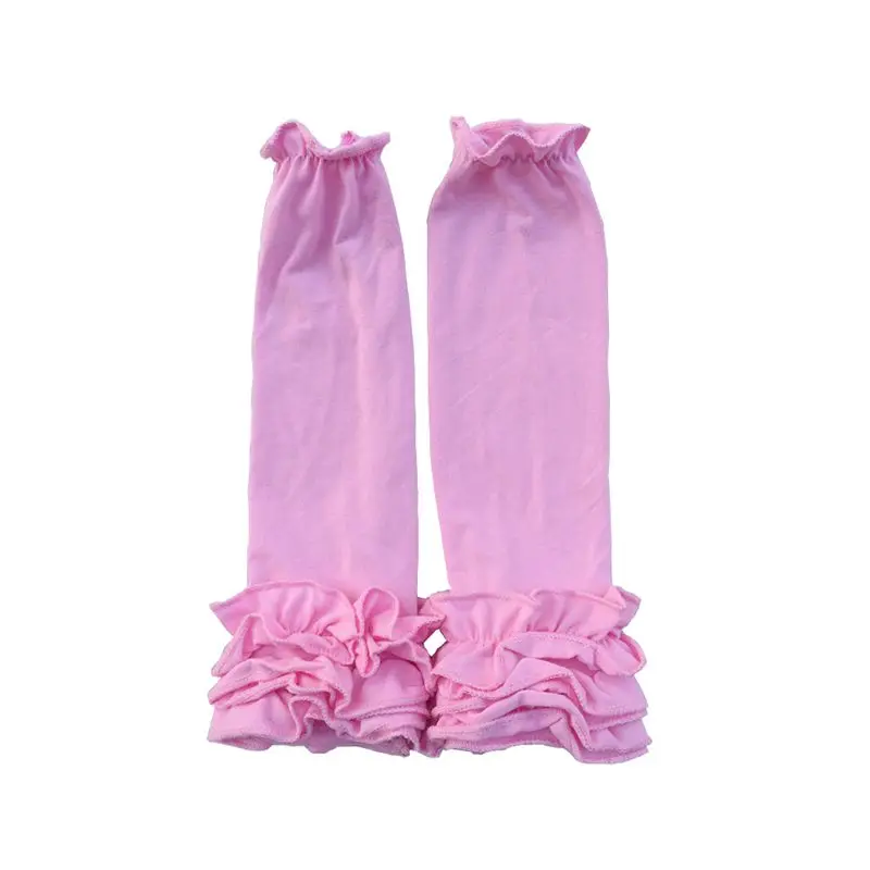 Красивые разноцветные короткие носки для девочек; хлопковые носки с оборками; новейший дизайн; гетры с оборками для маленьких девочек - Цвет: 2
