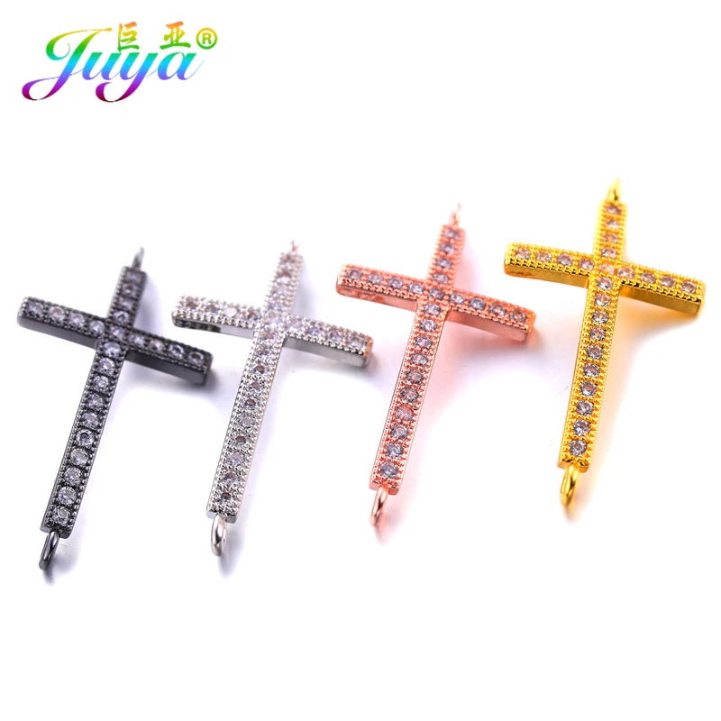Juya DIY модные ювелирные изделия фитинги поставки Бесконечность Крест соединитель