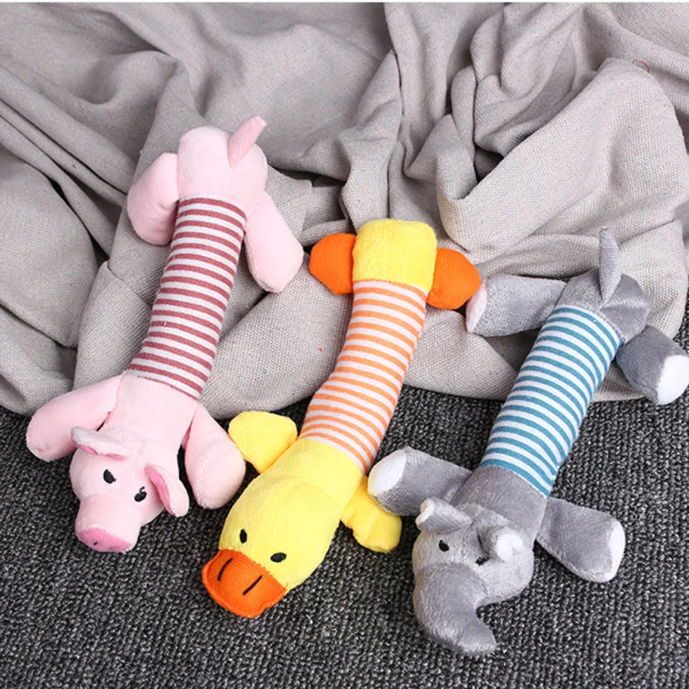 

Dog Cat Pet Chew Canvas Durability Vocalization Dolls Bite Toys For Dogs Sound Playing Accessories dog products