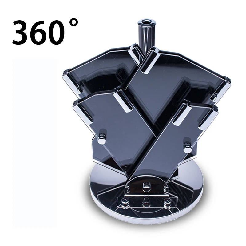 

Floor 360 Rotary Knife Block Opened Acrylic Scissors Sharpener Utensil Accessories Stand Holder Kitchen Supplies Organizer