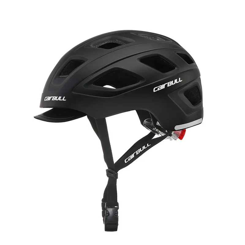 

Cairbull Leisure City Bicycle Helmet Ultralight Road Bike Helmet with Visor Adjustable Cycling Riding Safety Helmet 54-58cm