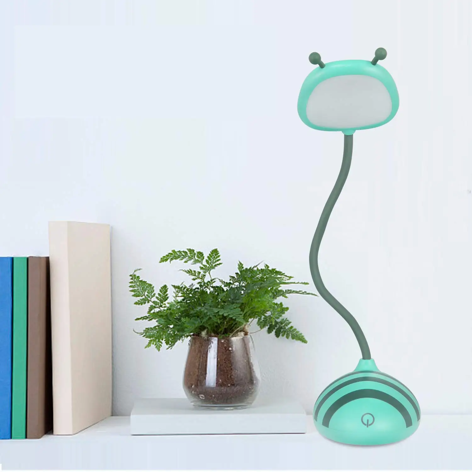 Светодиодная настольная лампа Bee Design press control Dimming Light Гибкая Usb перезаряжаемая Настольная лампа для ухода за глазами для детей