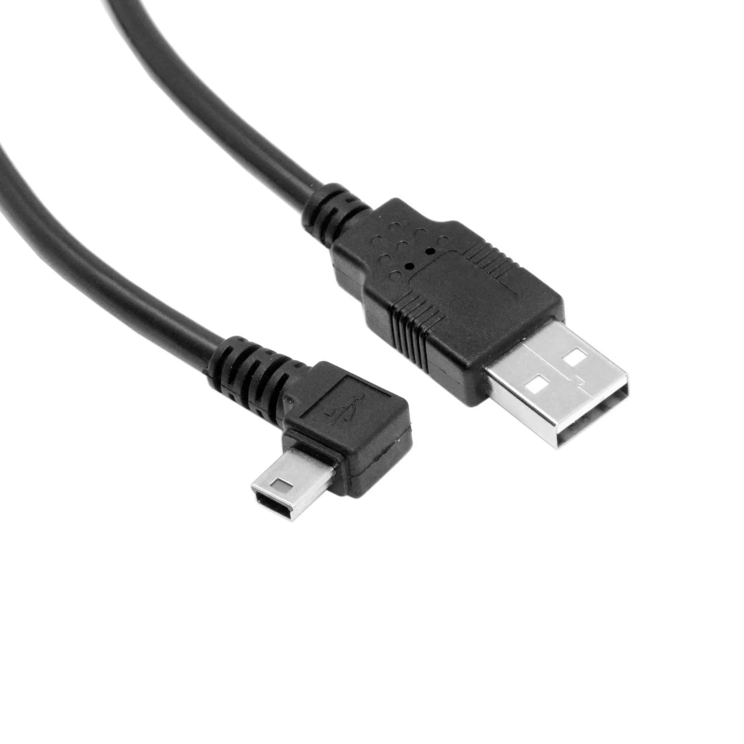 Chenyang USB 2,0 папа-мини-usb B Тип 5pin мужской прямоугольный 90 градусов кабель для передачи данных 6 футов 1,8 м