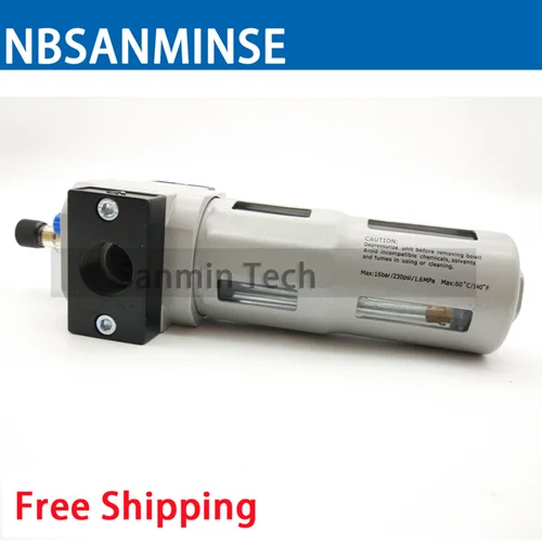 NBSANMINSE DL M5 1/8 1/4 3/8 1/2 3/4 1 смазки подготовки воздуха OC DC FRL регулятор воздушного фильтра Запчасти