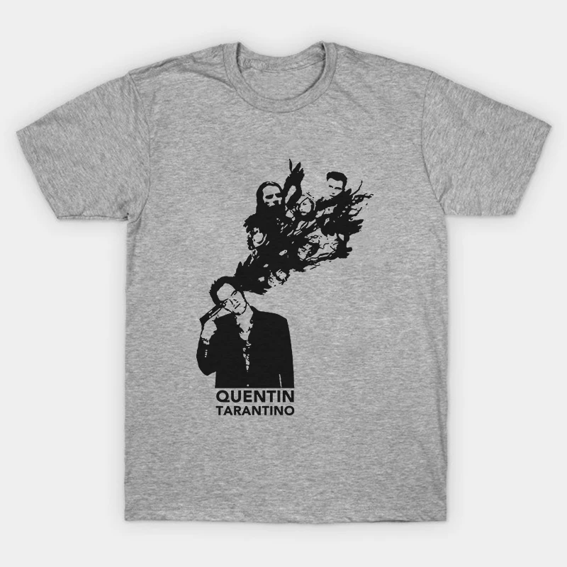 

Quentin Tarantino T-shirt Reservoir Dogs Pulp Fiction Print Fashion Vincent Vega Original Design Cotton Casual Tshirt Summer Tee