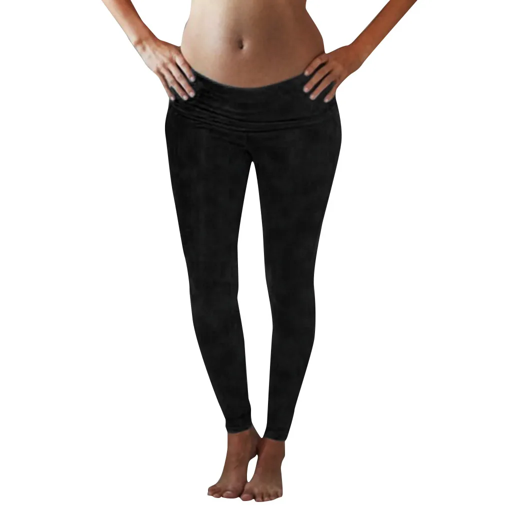 SAGACE женские брюки для беременных эластичные джинсы для беременных Брюки для беременных Леггинсы Одежда хлопковые брюки