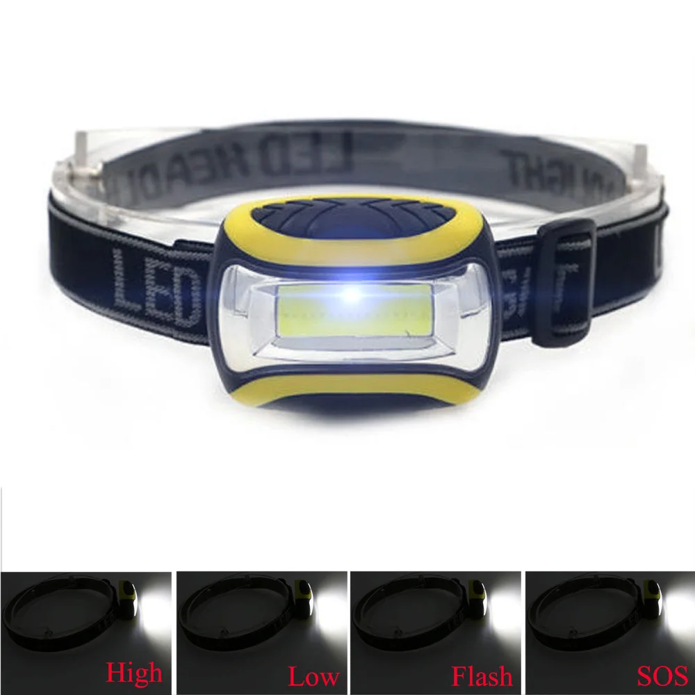 

ANYIGE Mini COB LED Headlamp 4 Modes Waterproof Headlight Head Flashlight AAA Torch Lanterna For Outdoor Camping Night Fishing