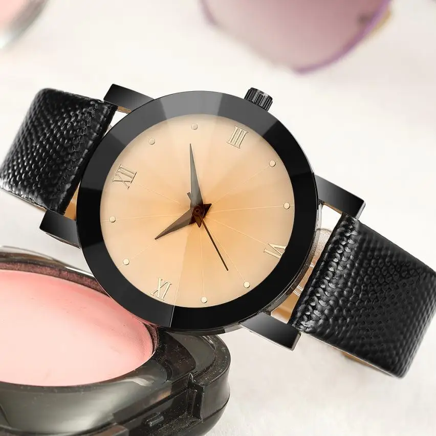 Военные унисекс минималистичные наручные часы Ретро повседневные женские кварцевые часы Роскошный Аналоговый подарок красивые женские наручные часы# D