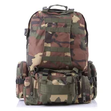 50L Tactical Backpacks Military Rucksacks Outdoor Backpack Hiking Hunting Camping Bag Large Amy Green Travel Mountaineering Bags