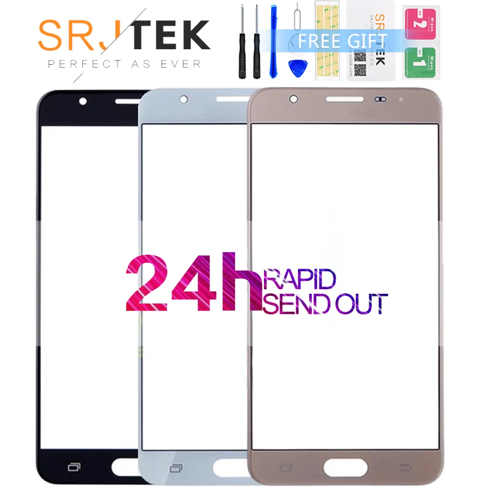 Экран для Samsung Galaxy J5 2016 J510F J510M внешнее стекло верхняя/передняя линза передняя