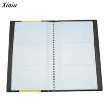 Бумажник для карт Кожаный 120 карт ID визитница чехол для книг органайзер держатель для кредитных карт#1013