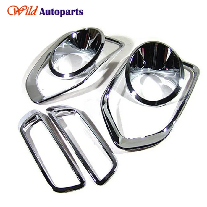 6pcs Chrome Accessories Front + Rear Fog Light Lam...