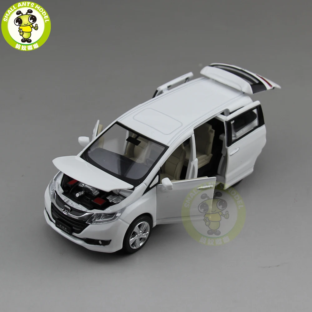 1/32 JACKIEKIM Odyssey MPV литая под давлением Металлическая Модель автомобиля игрушки для детей Детское звуковое освещение Вытяните назад подарки коллекция хобби