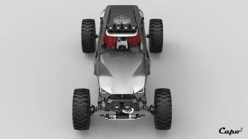 Capo 1/10 RC гоночный ACE1 комплект модель металлического корпуса 4WD Rock Crawler Car Commander 2
