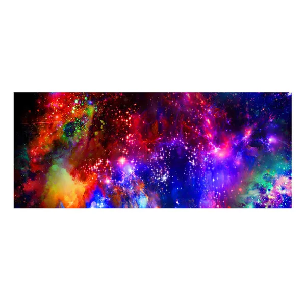 HUGSIDEA Galaxy Облако Blue Sky Творческий лестницы коврики для домашнего декора звезды печати Тонкий alfombras dormitorion ковры коврики для лестницы - Цвет: C4314BC