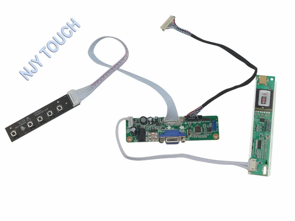 

VGA LCD Controller Board LVDS Inverter Kit For 13.3inch G133I1-L02 20Pin 1280x800 Screen