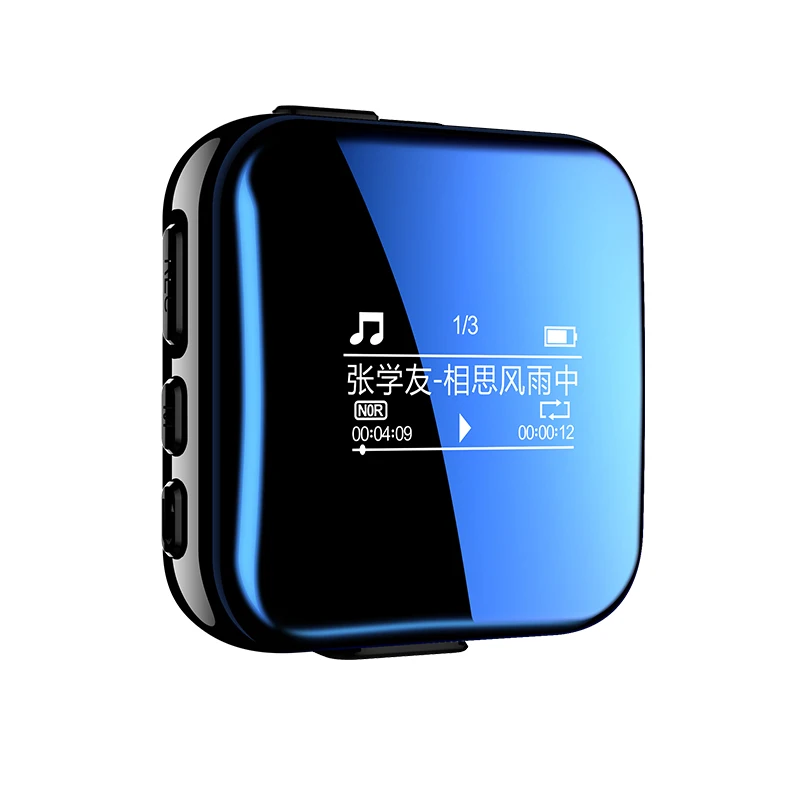 Yescool X1 8 ГБ Цифровой диктофон Диктофон HIFI без потерь Спортивный MP3 для бега с нарукавными зажимами