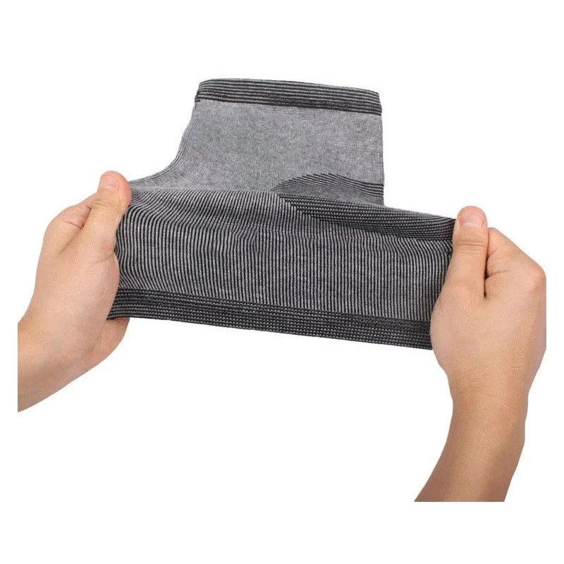 1-Pair-Knee-Support-Leg-Arthritis-Injury-Gym-Sleeve-Elasticated-Bandage-Pad-Charcoal-Knitted-Elbow-Knee (2)
