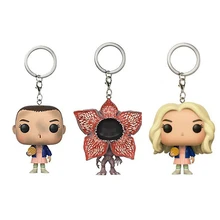 Stranger Things Theme Keychain 1PC Toys Action Figure Collectible Model Vinyl Dolls Keyring Children Gift Very Cute With BOX