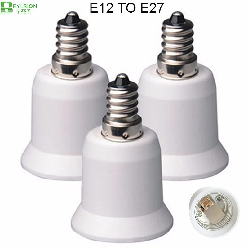 

BEYLSION E12 to E26 E27 Adapter E12 to E26 / E27 Adapter Bulb Socket Converter