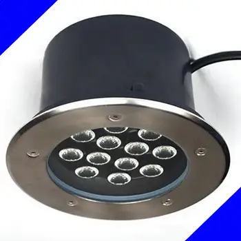 

10pc/lot 9W LED underground light 12*1W Buried outdoor lamp ground floor recessed lamp foot Stair corner lamp AC85-265V