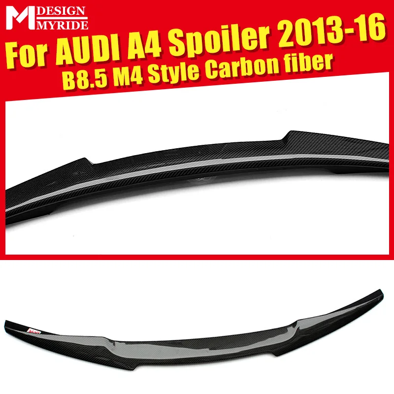 

A4 B8.5 Rear Trunk Spoiler Tail New AEM4-Style Carbon Fiber For A4 A4a A4Q B8.5 Coupe Rear Spoiler Rear Trunk Wing Lip 2013-2016