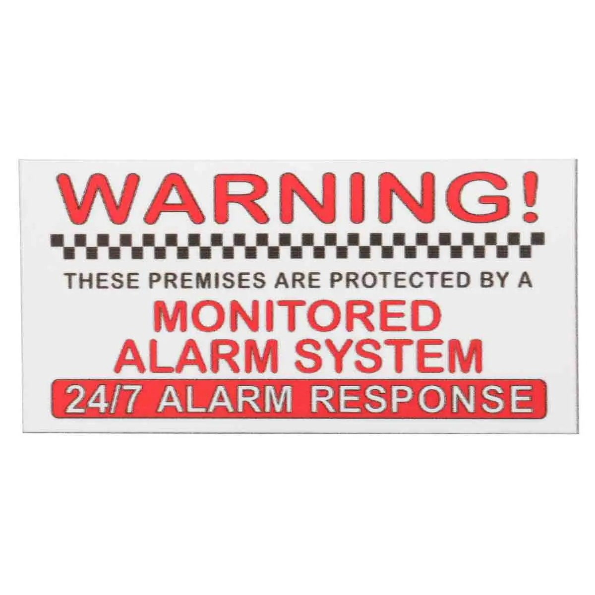 

NEW 5xAlarm System Monitored Warning Security Stickers External Security Sign Notice Home Safety