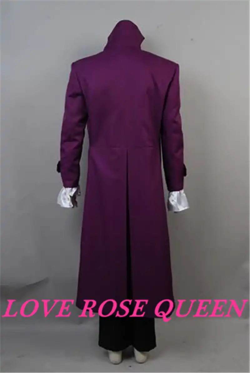 Purple Rain Prince Rogers Nelson Cosplay Costume Light Purple Trench Coat Suit