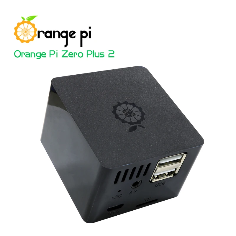 Orange Pi Zero Plus 2 H3/H5 набор 1: черный чехол+ плата расширения, beyond Raspberry Pi