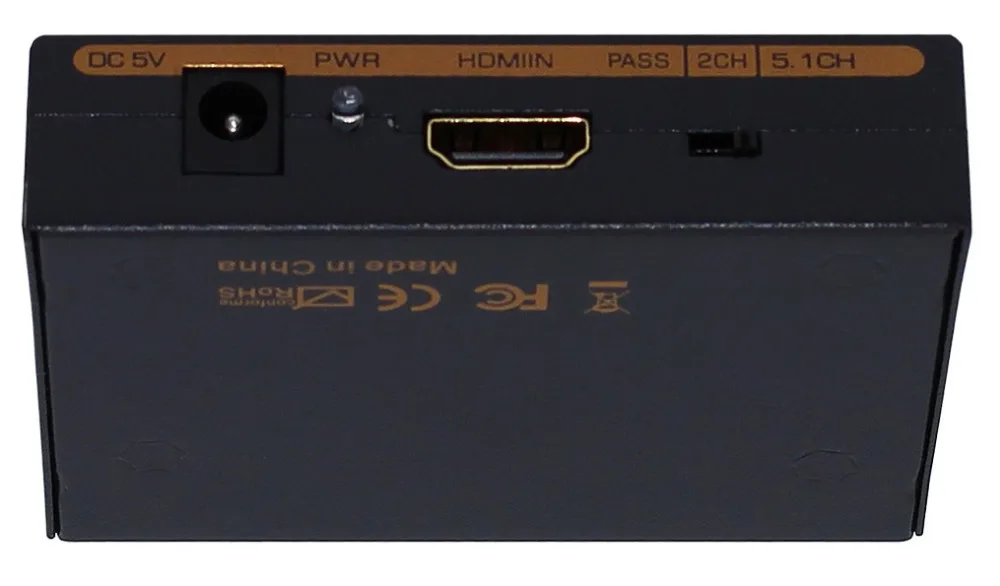 Розница HDMI в и оптический SPDIF Suppport 5 1 + RCA L/R аудио видео экстрактор конвертер