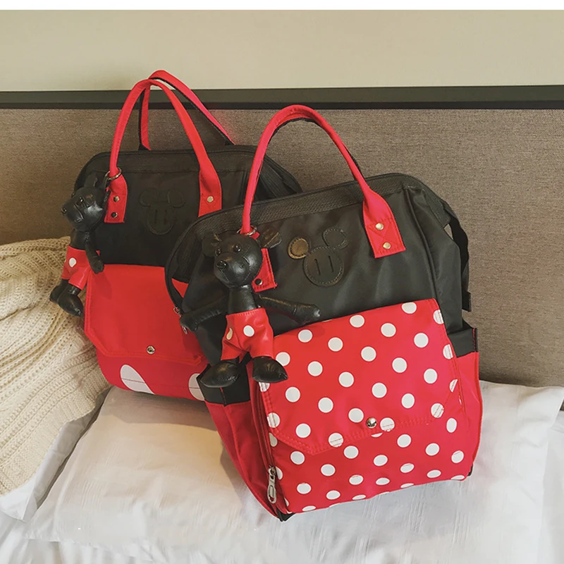 

Minnie Baby Bag Fashion Nappy Bags Large Diaper Bag Backpack Organizer Maternity Bags Mother Handbag Baby Nappy Backpack