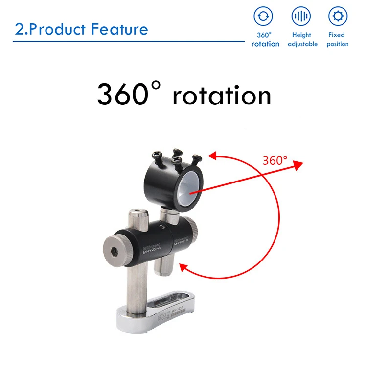 360 градусов 17,5 мм лазерный модуль лазерного позиционирования света Универсальный Регулируемый три осевой кронштейн