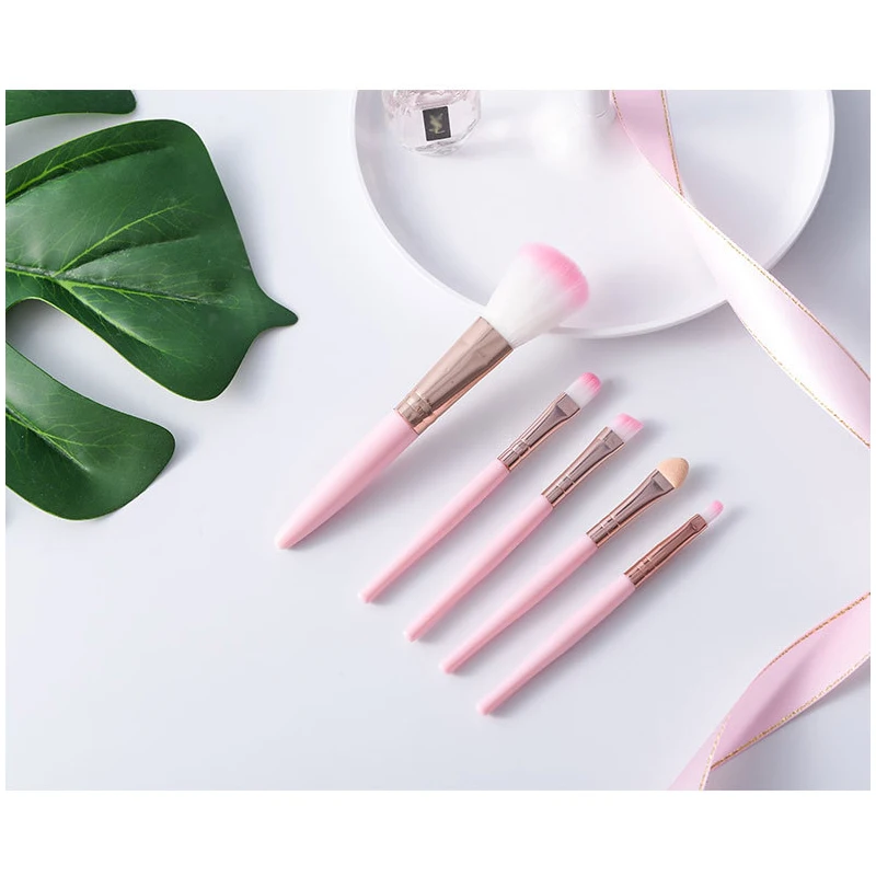 5Pcs Cheap Professional Makeup Brush Set Kit Tool Include Blush Sponge Applicator Eyebrow And Eyelash Comb | Красота и здоровье